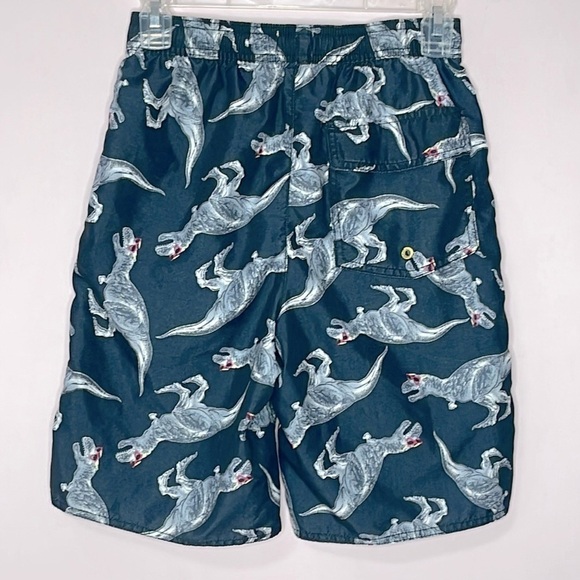 ❤️ OLD NAVY Boys Dinosaur Board Shorts Size XL - Picture 3 of 5